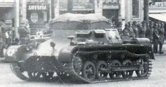 Munitionsschlepper auf PzKpfw I Ausf A, second version